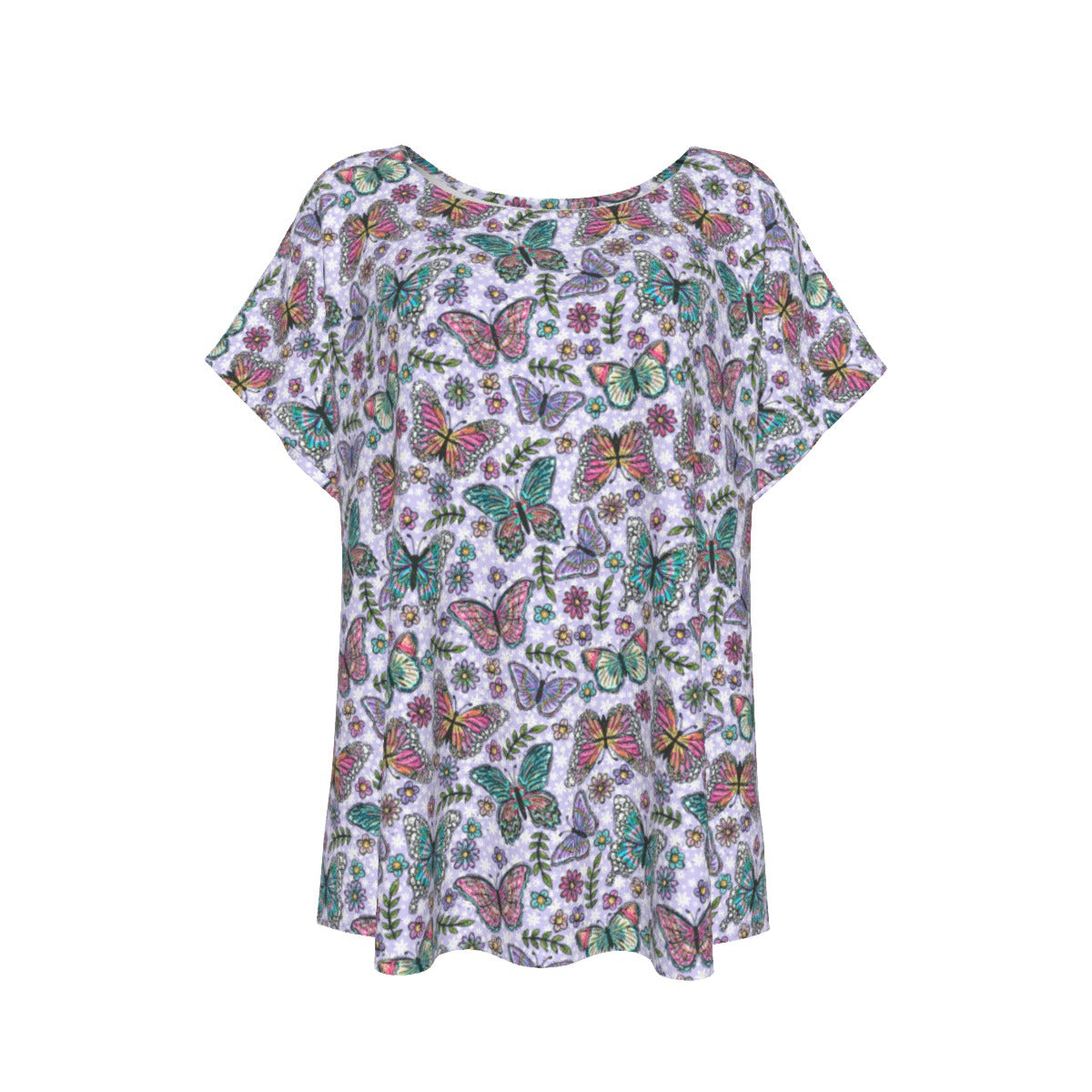 Butterfly Magic - Women’s Relaxed Fit Scoop Tee
