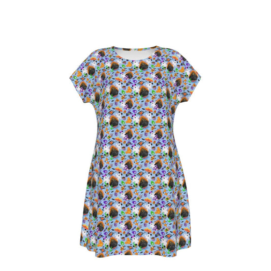 Halloween On The High Seas - Women's T-Shirt Dress