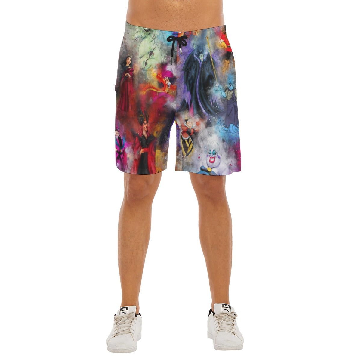 Watercolor Wicked Villains - Men’s Pocket Beach Shorts