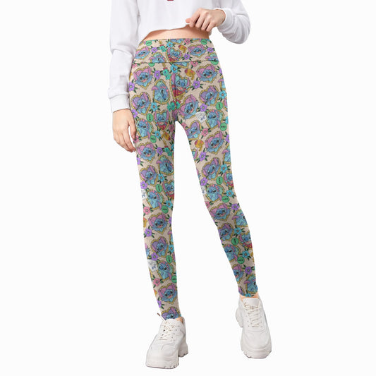 Tattoo Hearts Island Mischief - Kid's Leggings