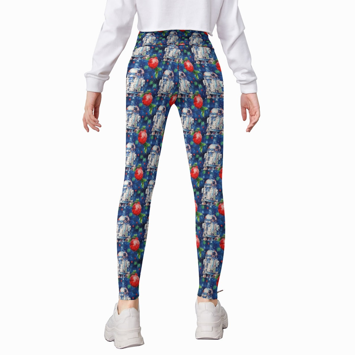Little Blue Christmas Droid - Kid's Leggings