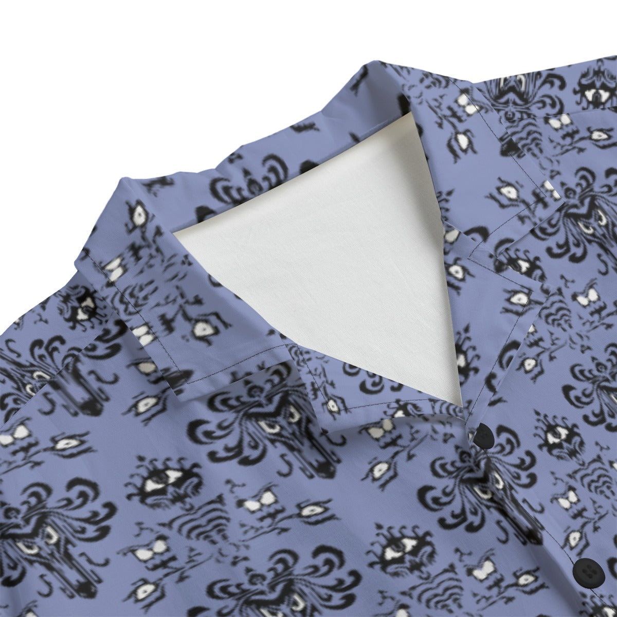 Spooky Mansion Wallpaper - Men’s Cotton-Rich Button Up Shirt