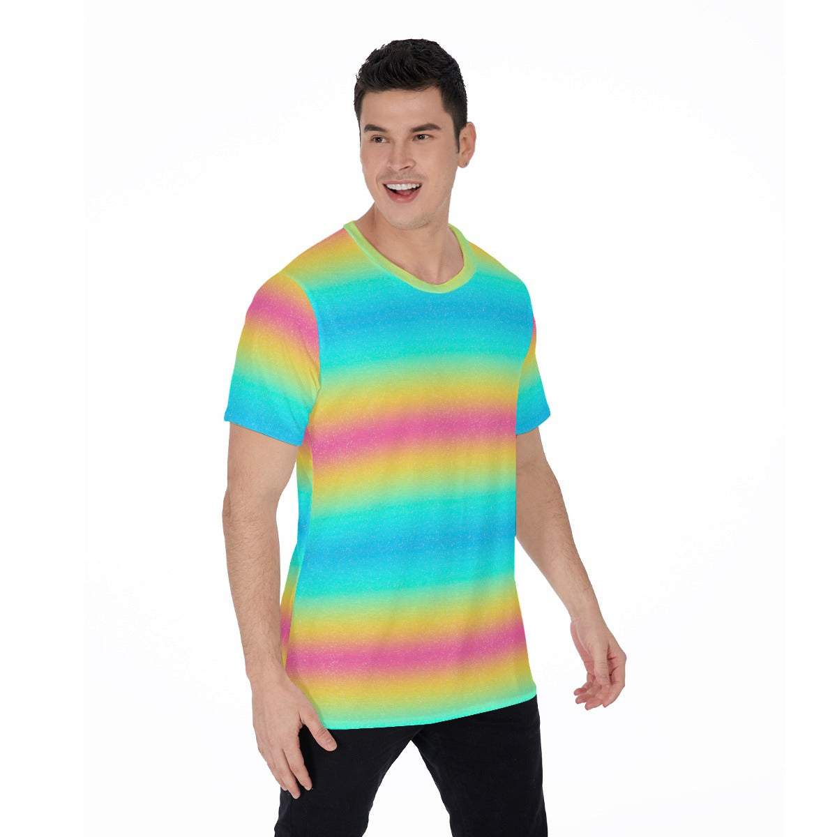 Rainbow Ombre - Men's Short Sleeve T-Shirt