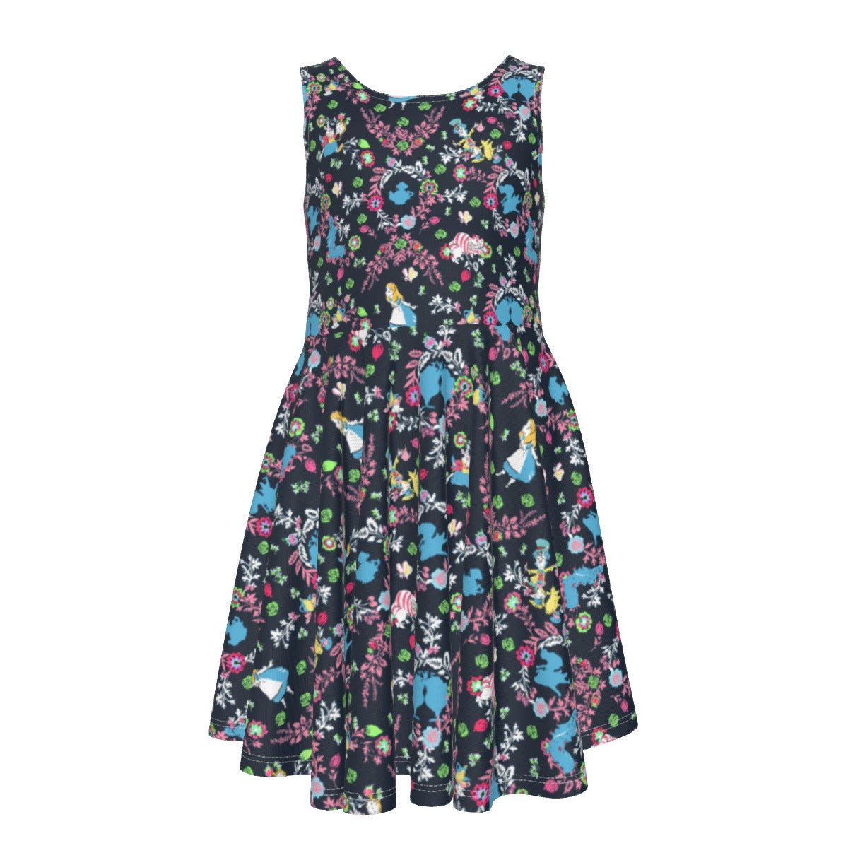 Garden Whimsy - Wonderland Dreams - Kid's Sleeveless Skater Dress