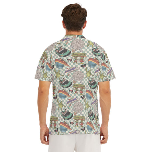 Hand Drawn EC - Men's Polo Shirt