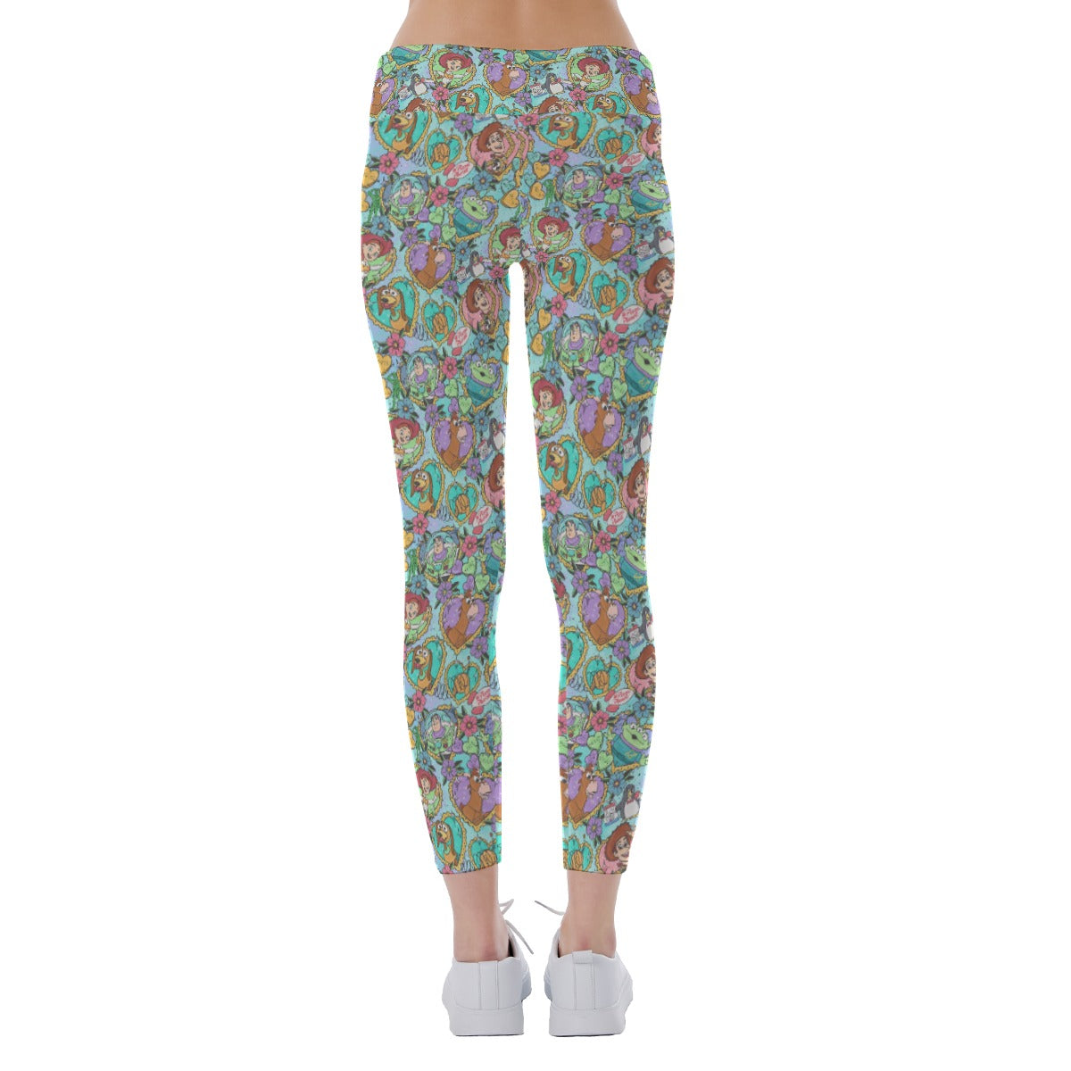 Tattoo Hearts Space Cowboys & Friends - Women's Yoga Leggings