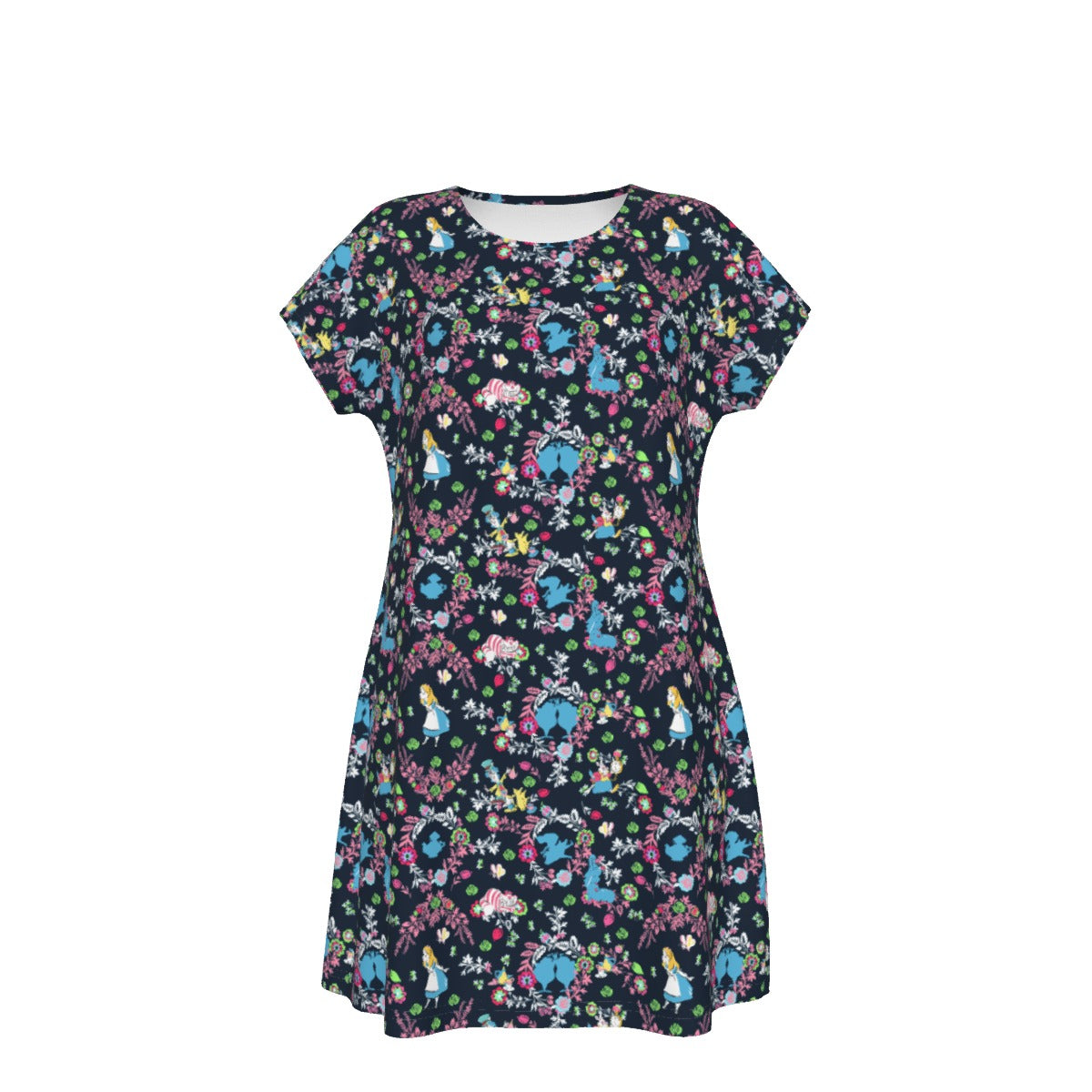 Garden Whimsy - Wonderland Dreams - Women's T-Shirt Dress