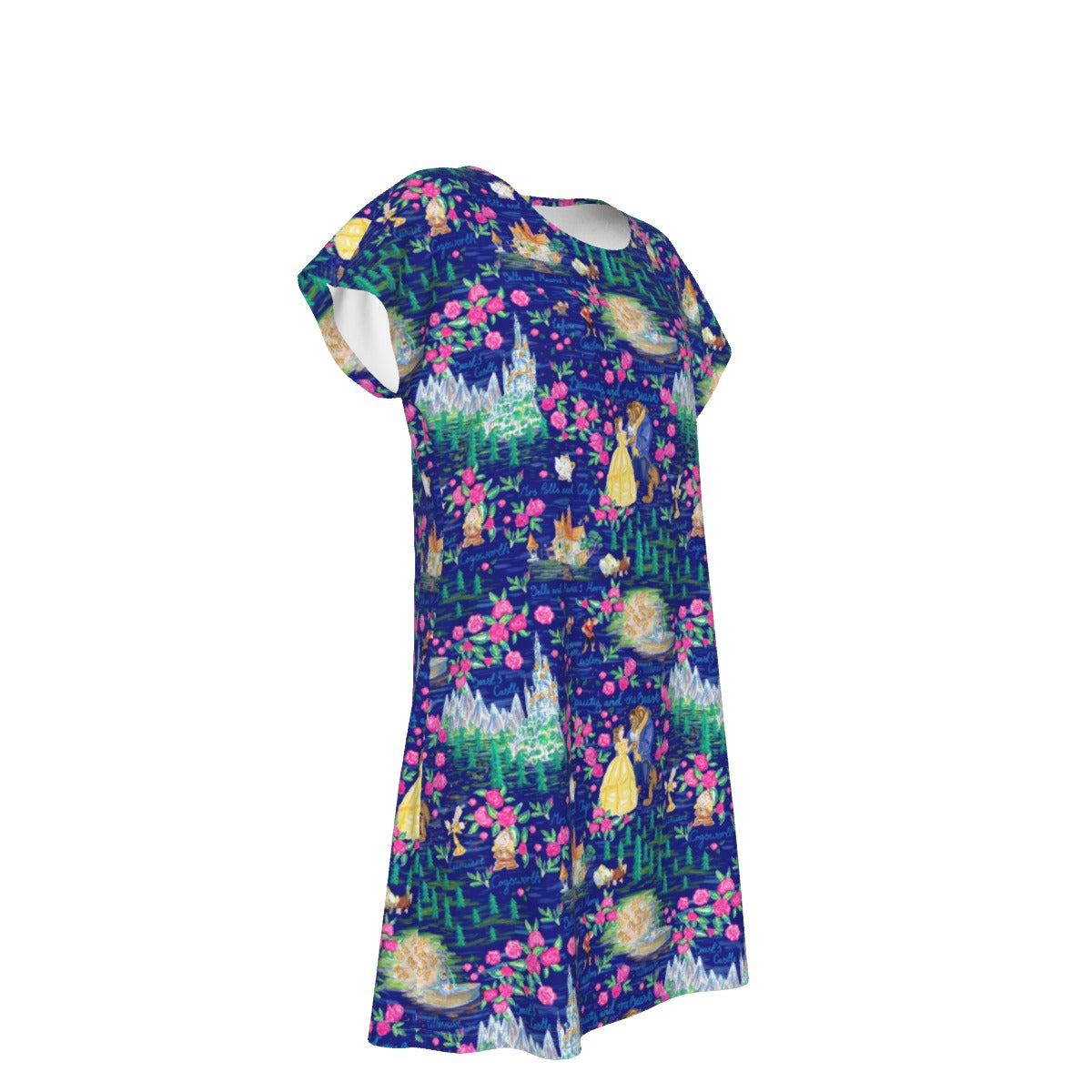 Enchanted Forest Romance - Women's T-Shirt Dress