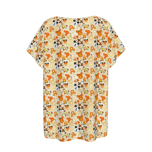 Halloween Snack Treats - Women’s Relaxed Fit Scoop Tee