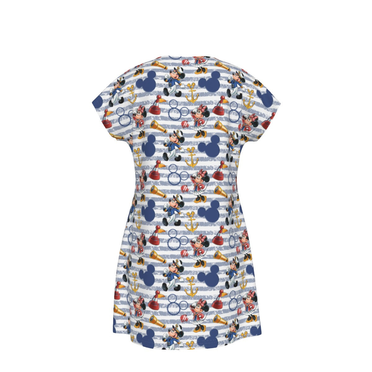 Captain and First Mate at Sea - Women's T-Shirt Dress