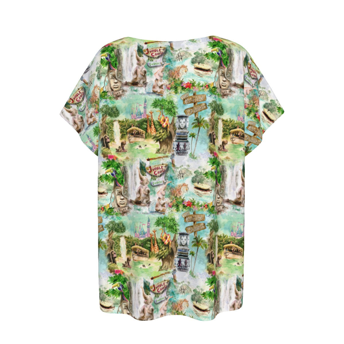 Jungle River Cruise - Women’s Relaxed Fit Scoop Tee