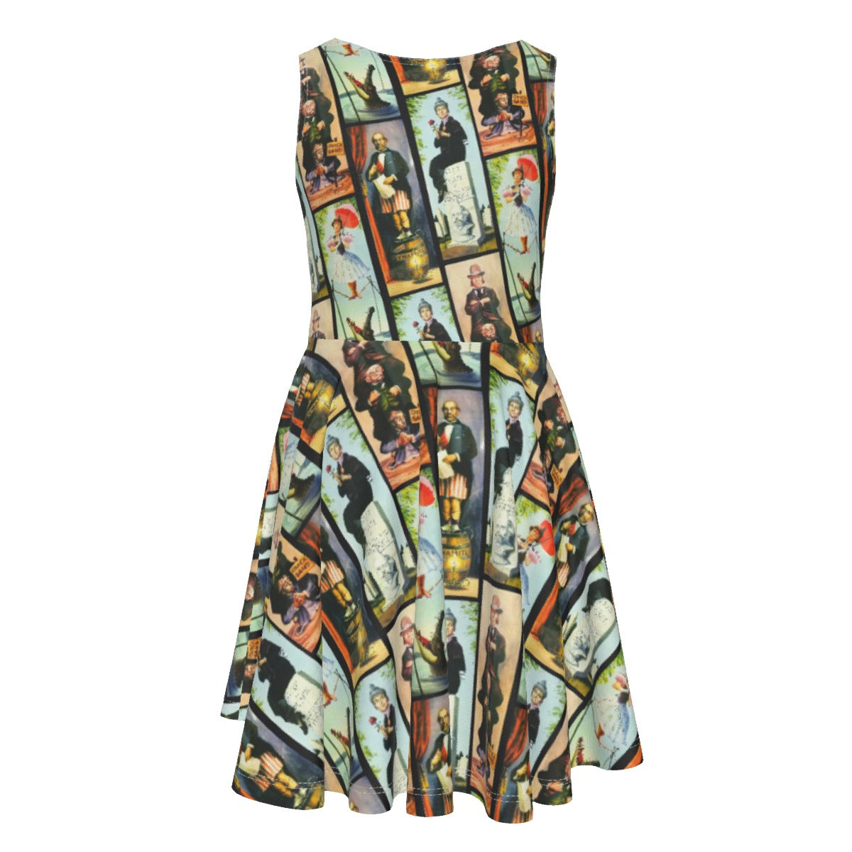 Stretch Room Portraits- Kid's Sleeveless Skater Dress