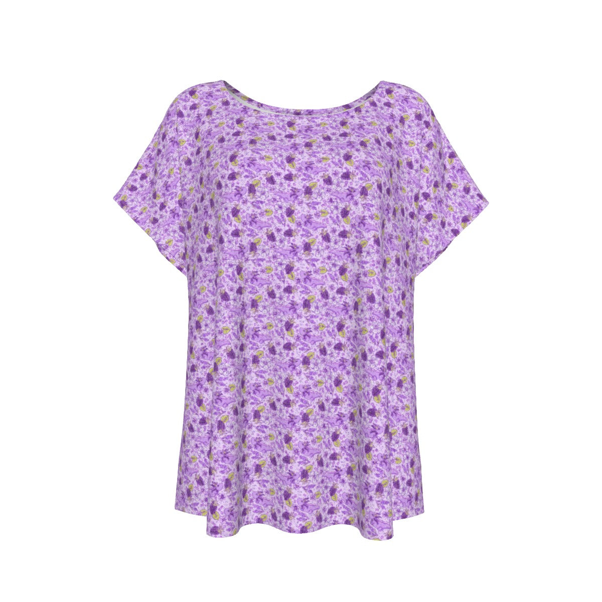 Fruitimals - Blackberry Axolotls - Women’s Relaxed Fit Scoop Tee