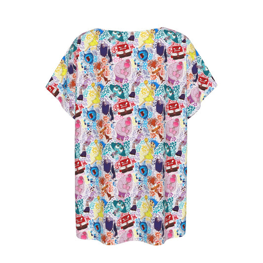 Floral Emotions - Women’s Relaxed Fit Scoop Tee