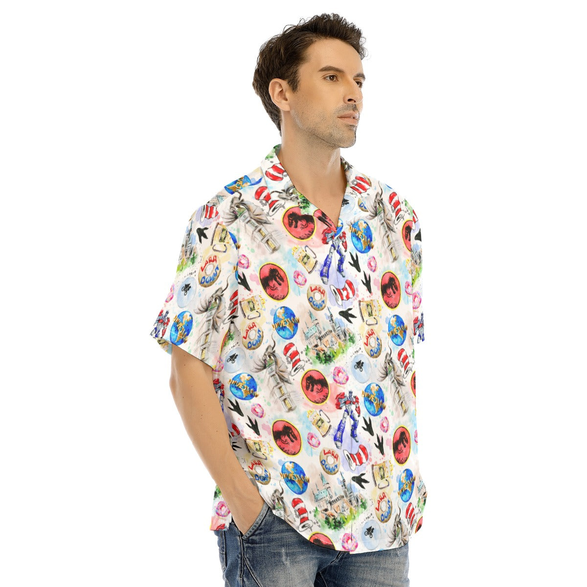 A Universal Adventure - Men's Hawaiian Button Up Shirt