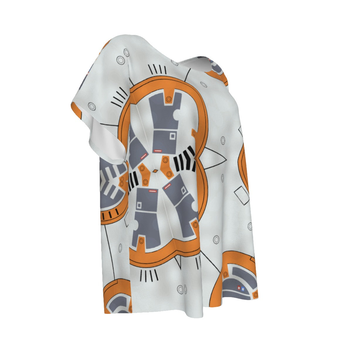 Little Round Droid - Women’s Relaxed Fit Scoop Tee