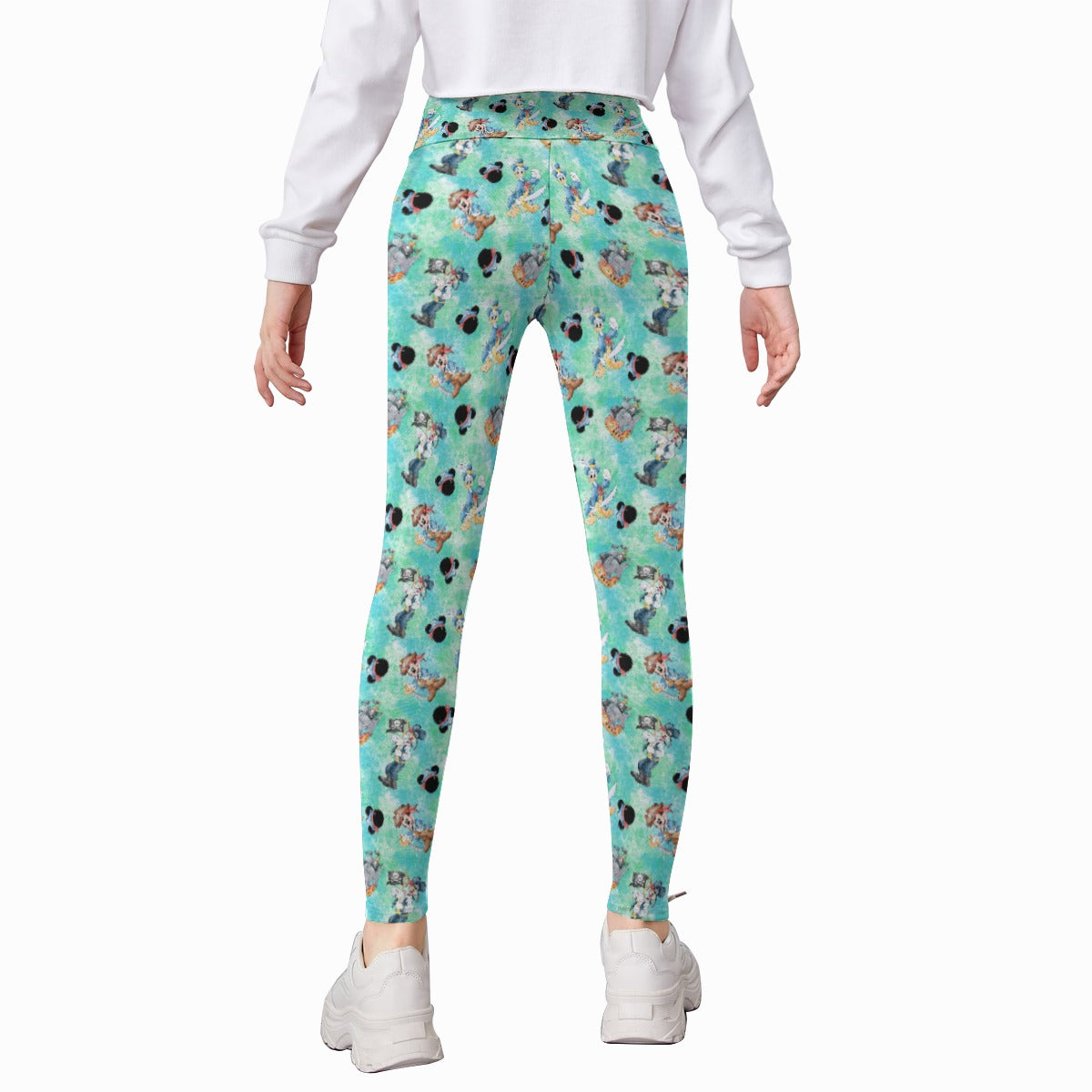Pirate Crew Watercolor Adventure - Kid's Leggings