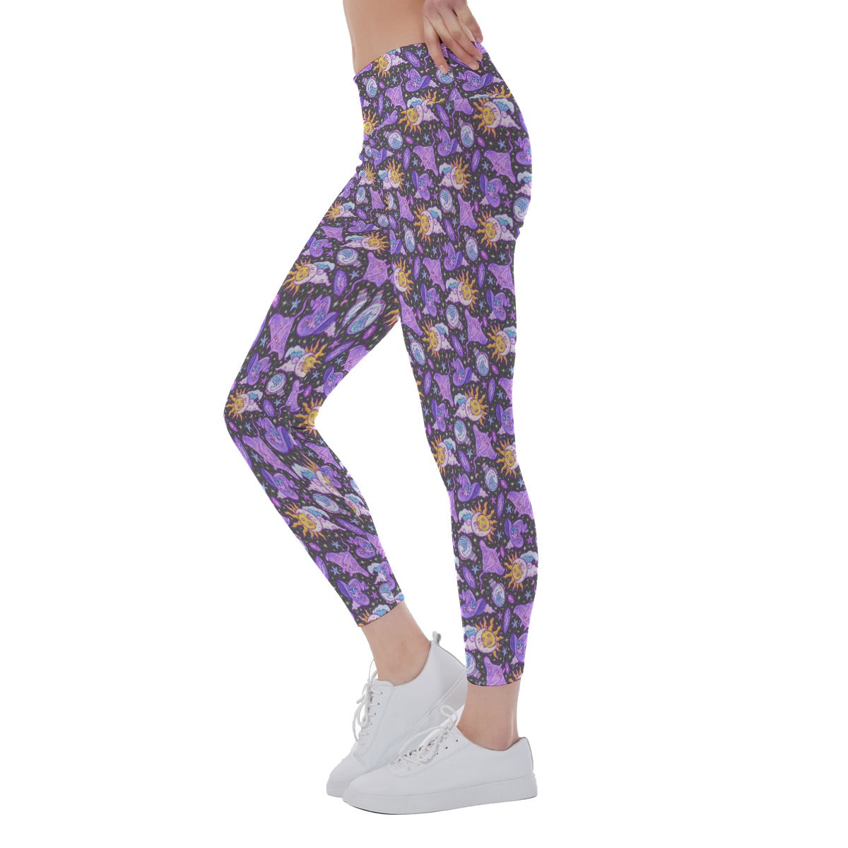 Mystical Manta Rays - Women's Yoga Leggings