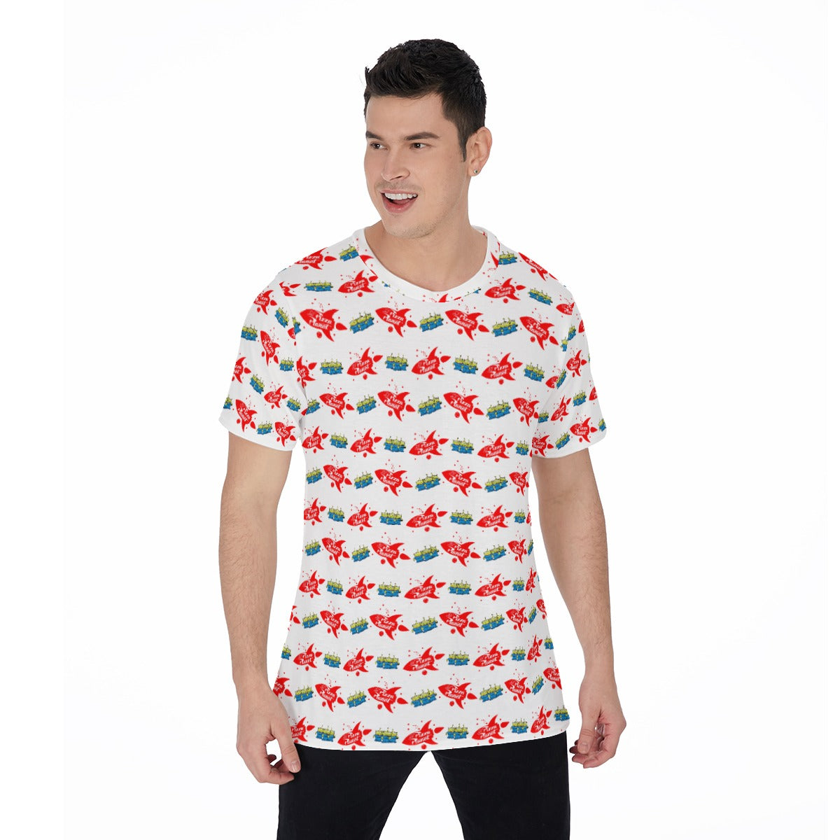 Galactic Rocket Party - Men's Short Sleeve T-Shirt