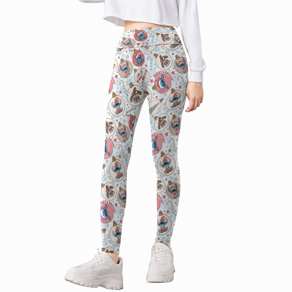 Festive Elf and Ornament Fun - Kid's Leggings