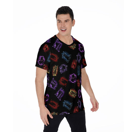 Villain Silhouettes Sparkle - Men's Short Sleeve T-Shirt