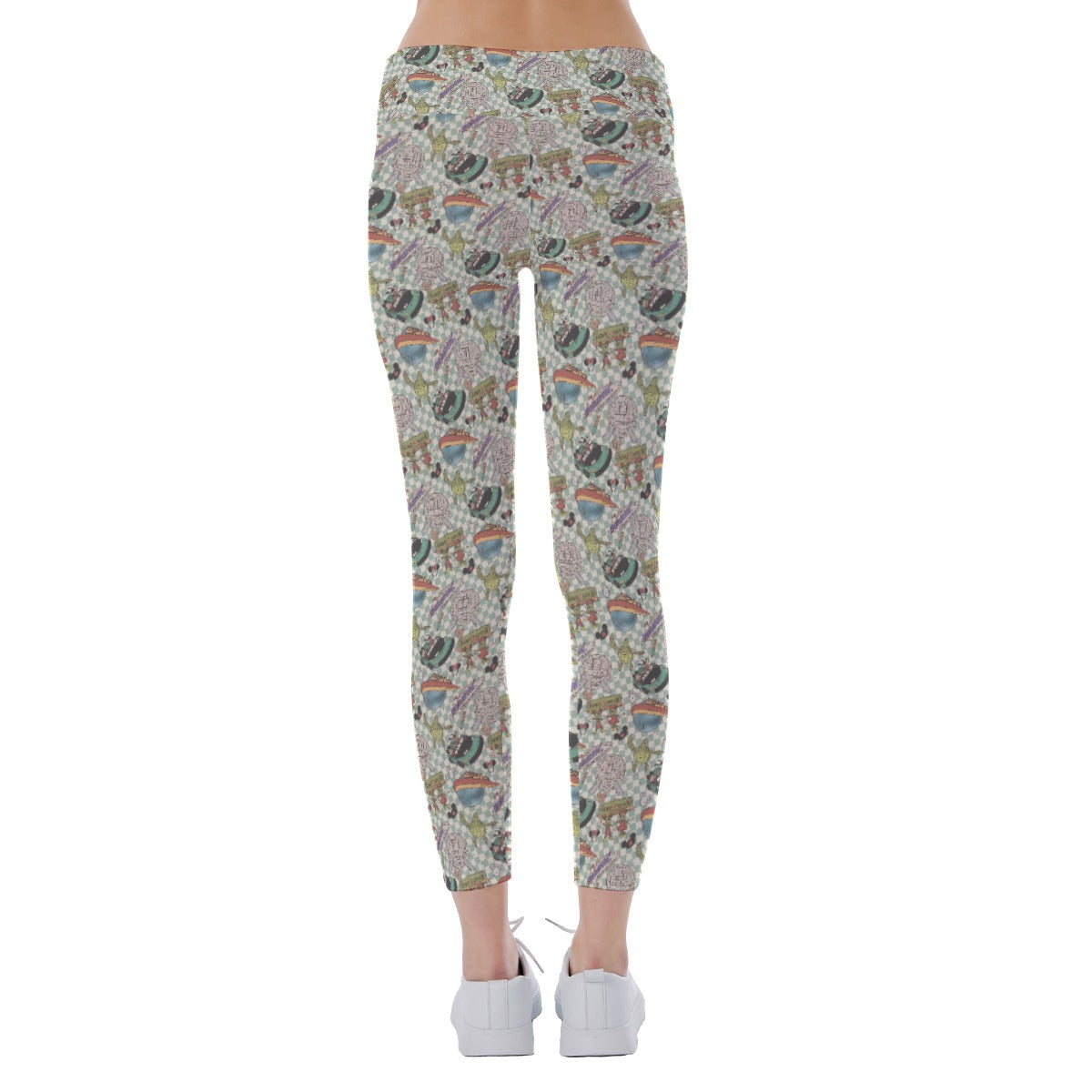Hand Drawn EC - Women's Yoga Leggings