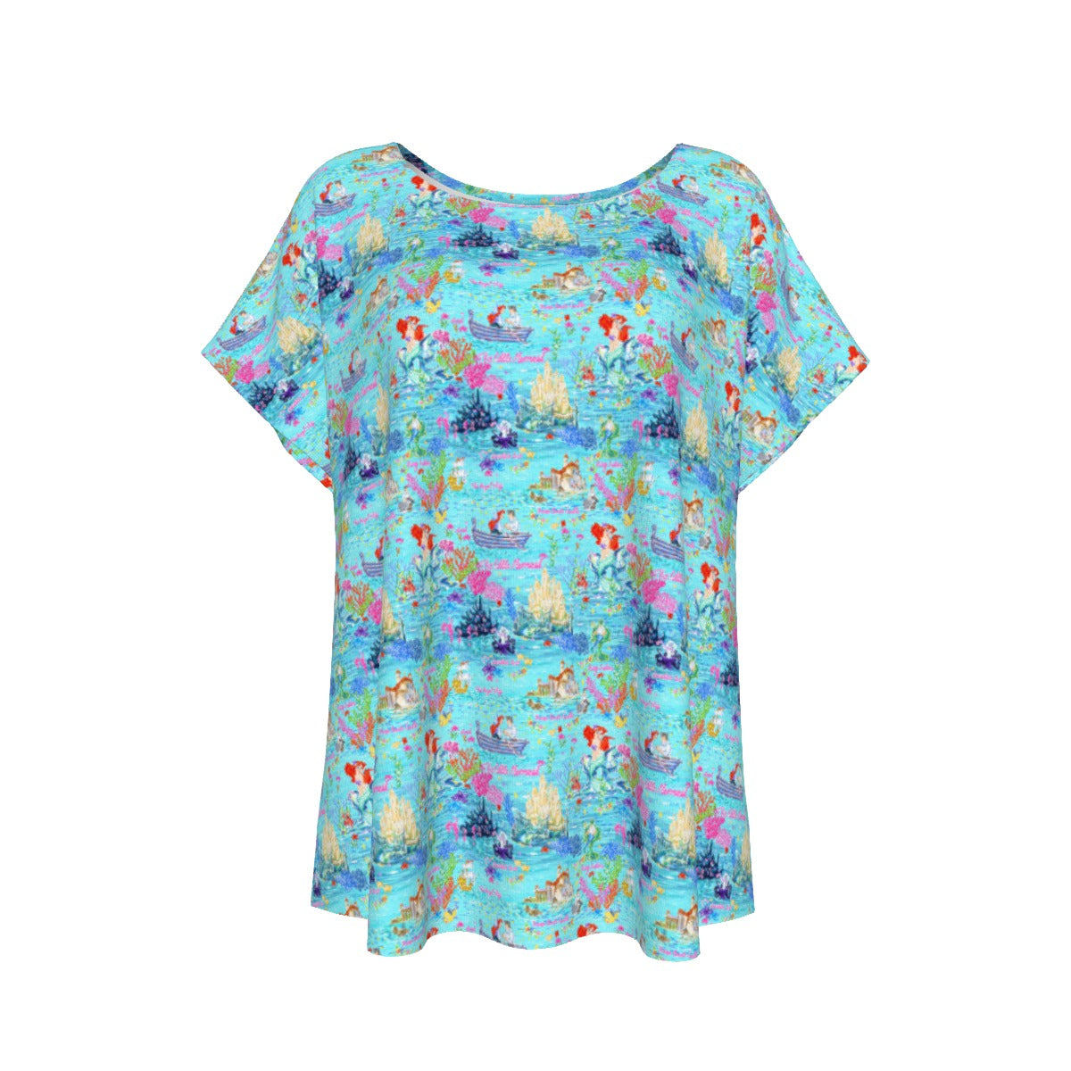 Ocean Wonderland Dreams - Women’s Relaxed Fit Scoop Tee