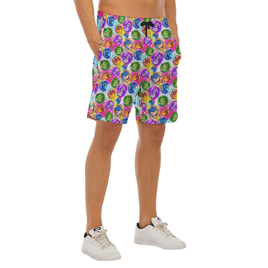 Inside Out Emotions - Men’s Pocket Beach Shorts