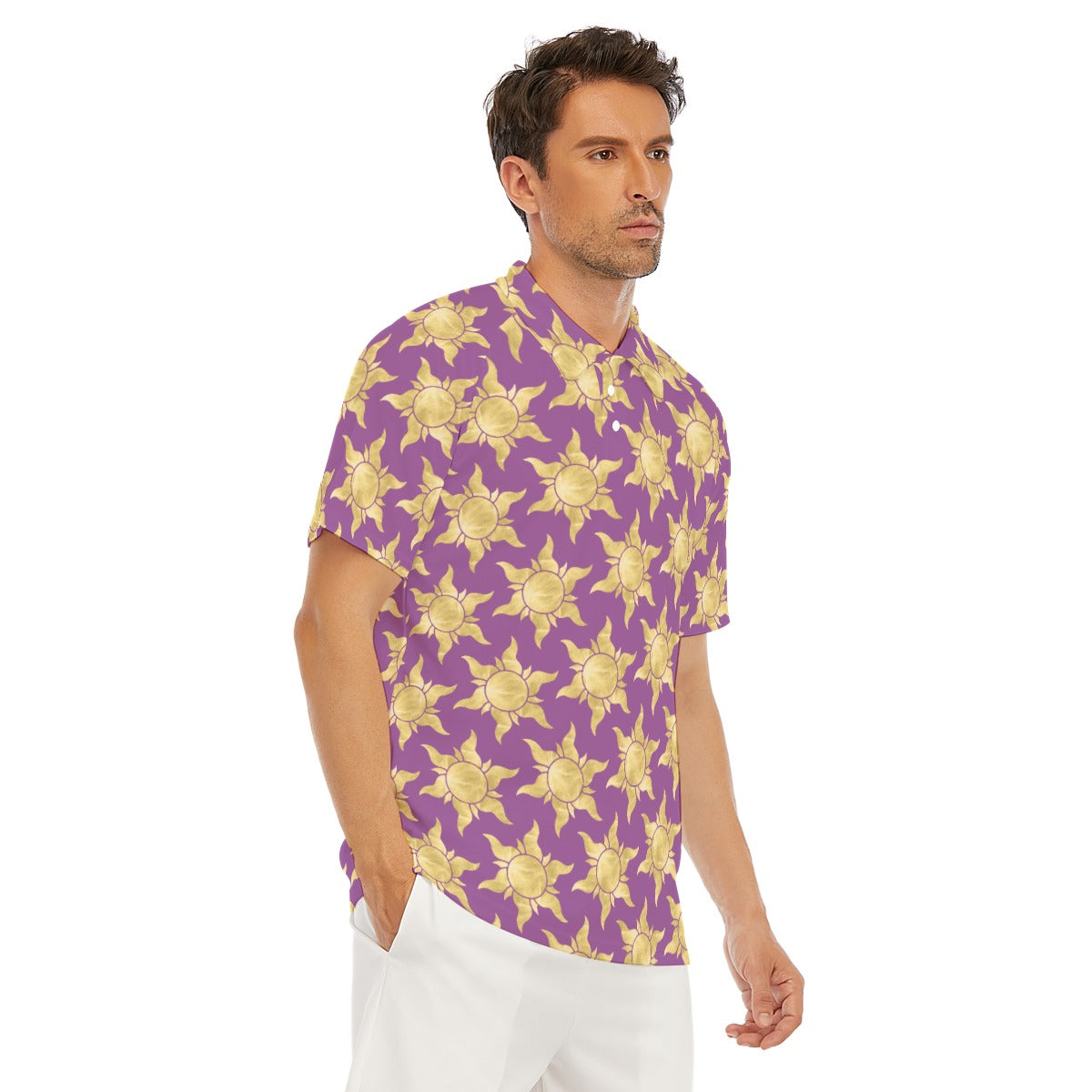 Golden Sun Symbols - Men's Polo Shirt