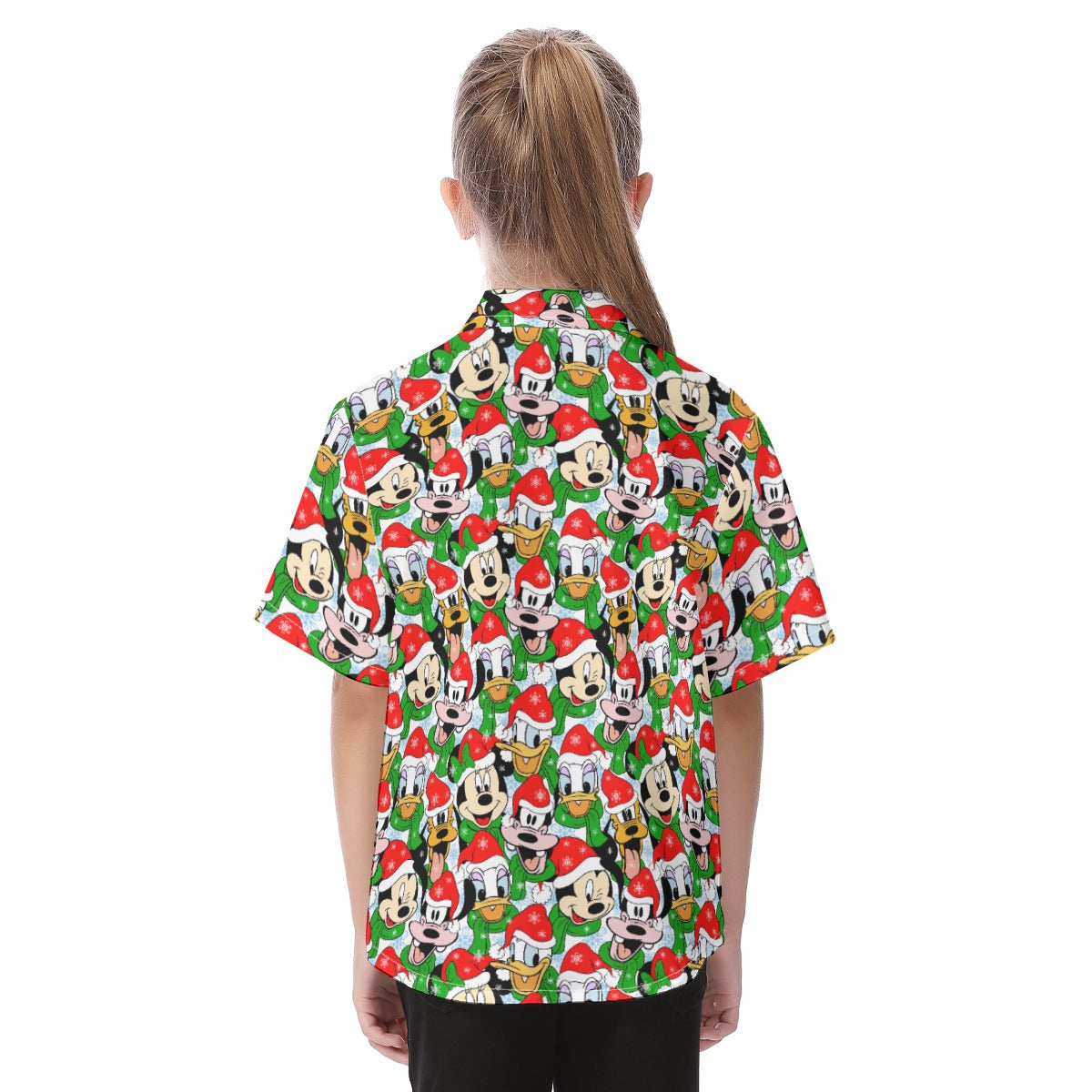 Mouse Friends in Santa HatsHats - Kid's Hawaiian Button Up Shirt