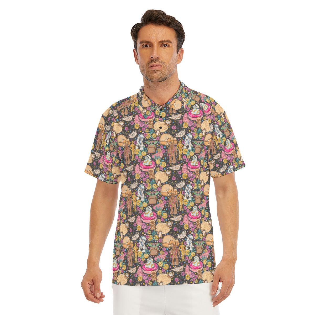 Tropical Space Squad - Men's Polo Shirt