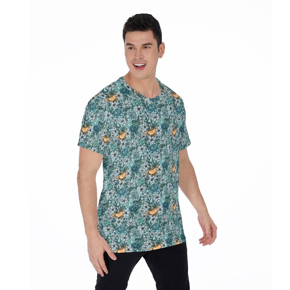 Fairytale Florals - Arabian Princess - Men's Short Sleeve T-Shirt