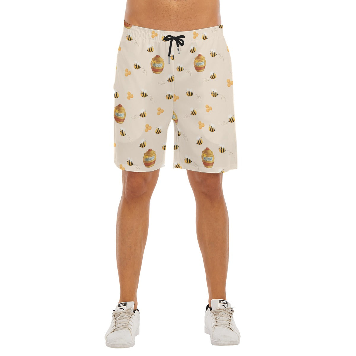 Sweet Hunny Pot & Bees - Men’s Pocket Beach Shorts