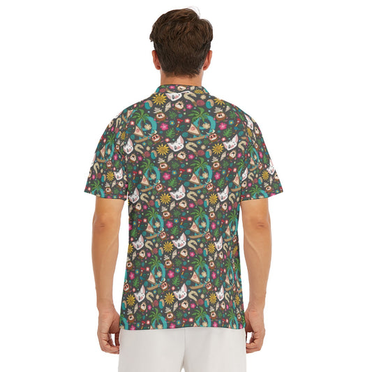 Polynesian Princess Icons - Men's Polo Shirt