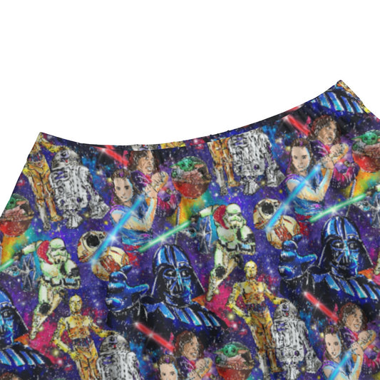 Galaxy Saga - Women’s Pocket Midi Skirt