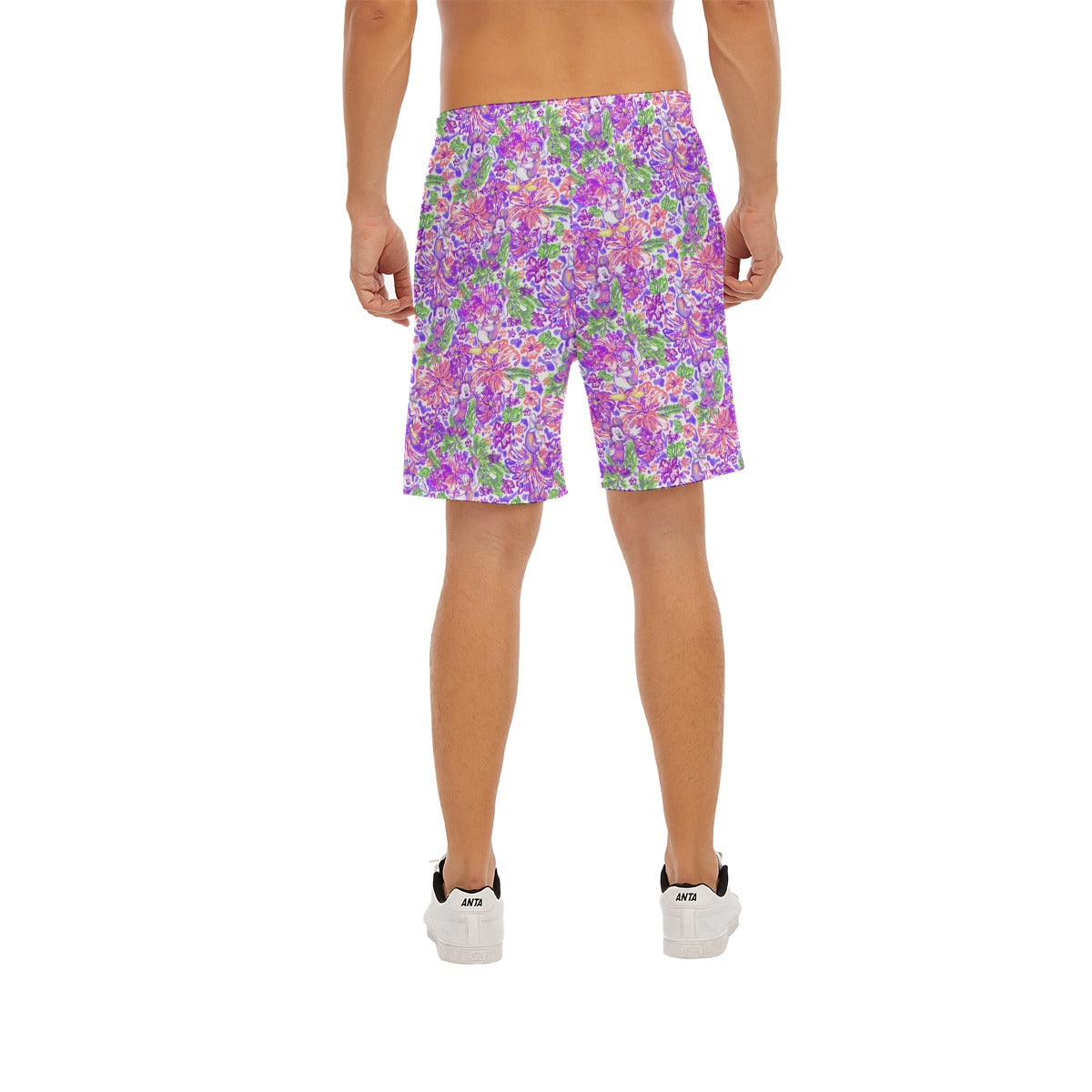 Tropical Splash Vibes - Iconic Crew - Men’s Pocket Beach Shorts