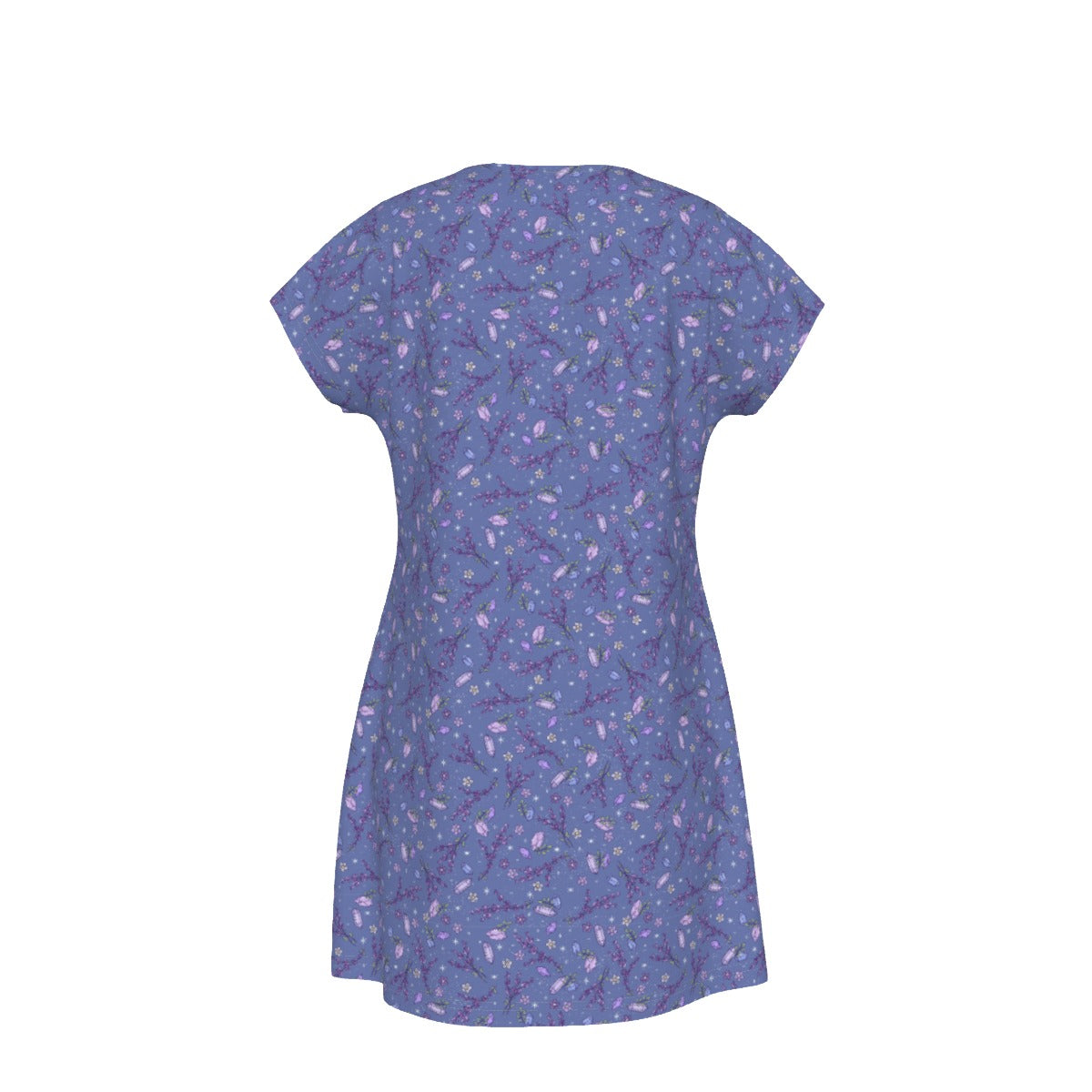 Lavender Vibes - Women's T-Shirt Dress