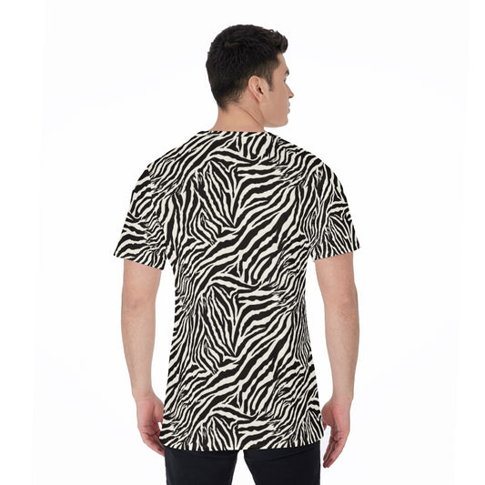 Animal Print - Zebra - Men's Short Sleeve T-Shirt