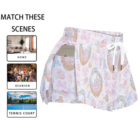 Coquette Park Daydream - Women's Flowy Pocket Shorts