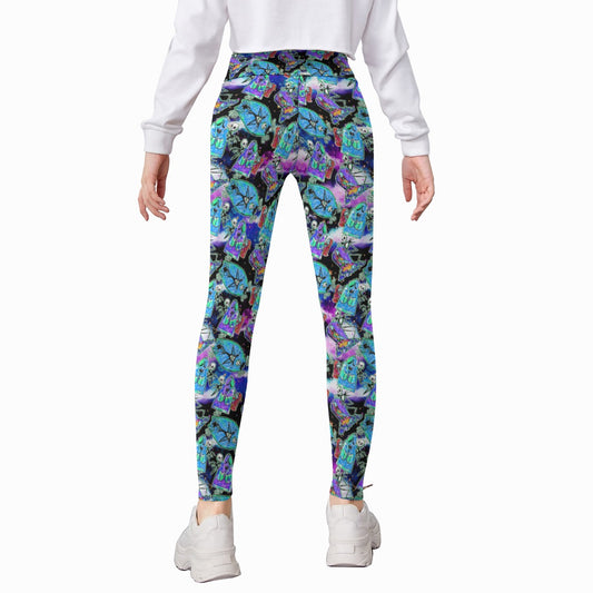 Haunting Romance Sketch - Kid's Leggings