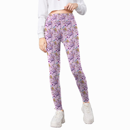Figment Race Day Dash - Kid's Leggings