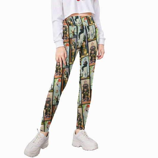 Stretch Room Portraits - Kid's Leggings