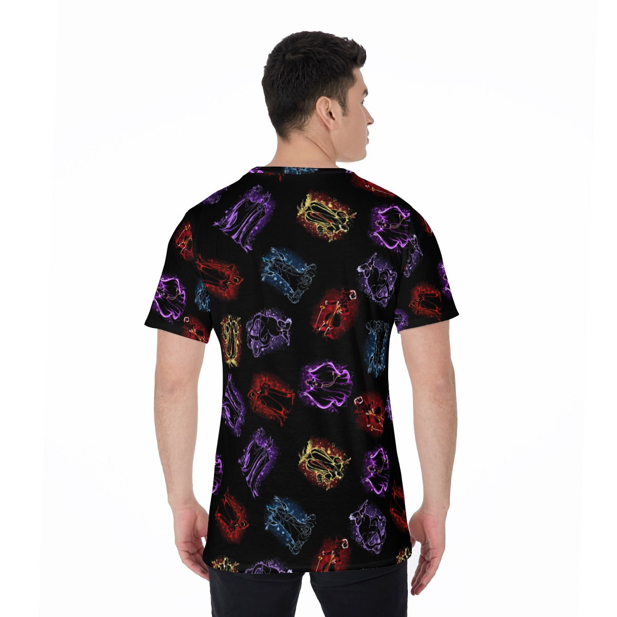 Villain Silhouettes Sparkle - Men's Short Sleeve T-Shirt