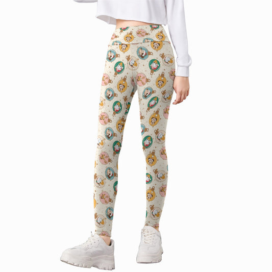 Golden Holiday Baubles - Kid's Leggings