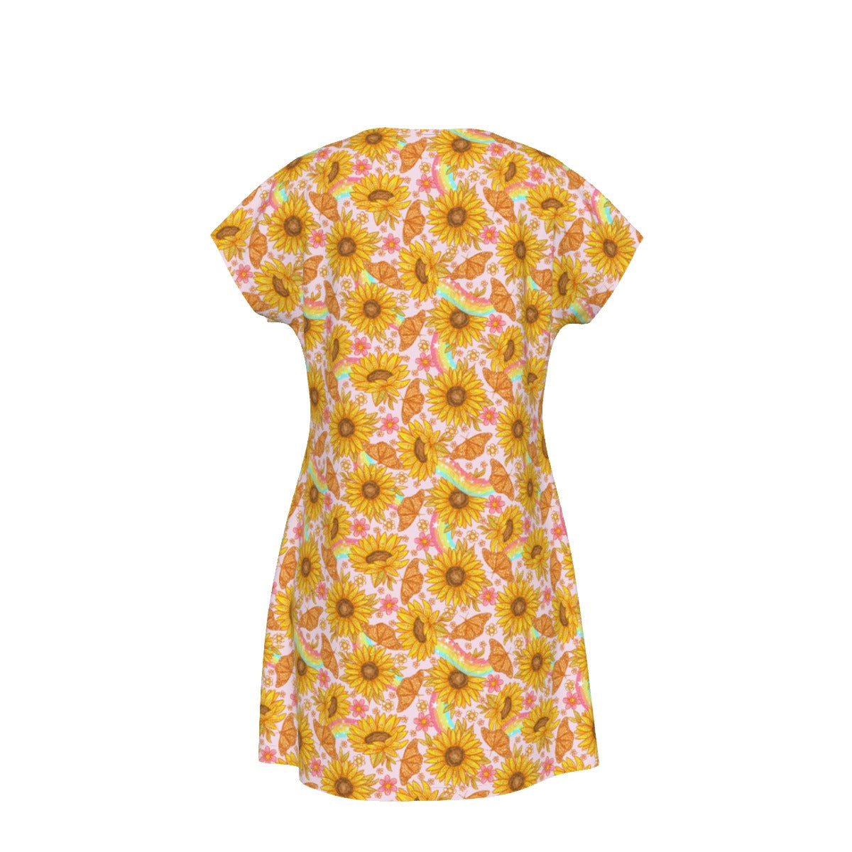 Sunflower Dreams - Women's T-Shirt Dress