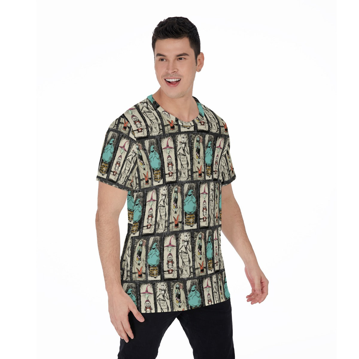Stretching Haunted Nightmare - Men's Short Sleeve T-Shirt