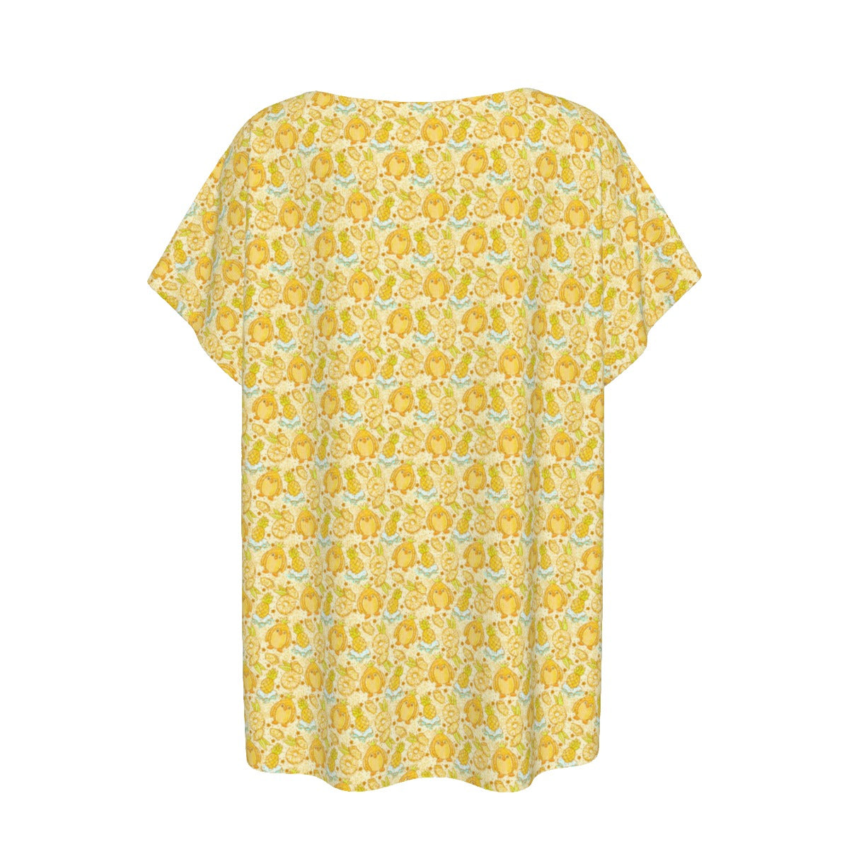 Fruitimals - Pineapple Penguins - Women’s Relaxed Fit Scoop Tee