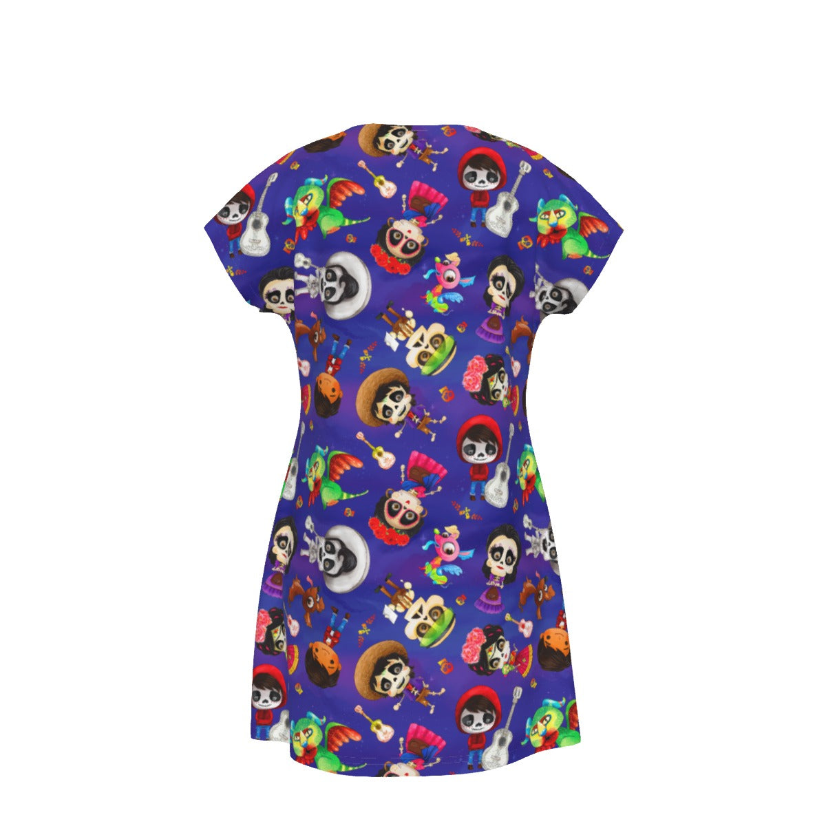 Poco Loco Día de Muertos - Women's T-Shirt Dress