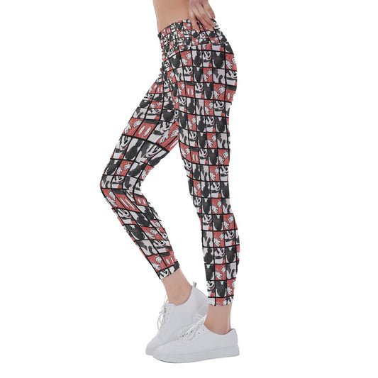 Mouse Block Party - Women's Yoga Leggings