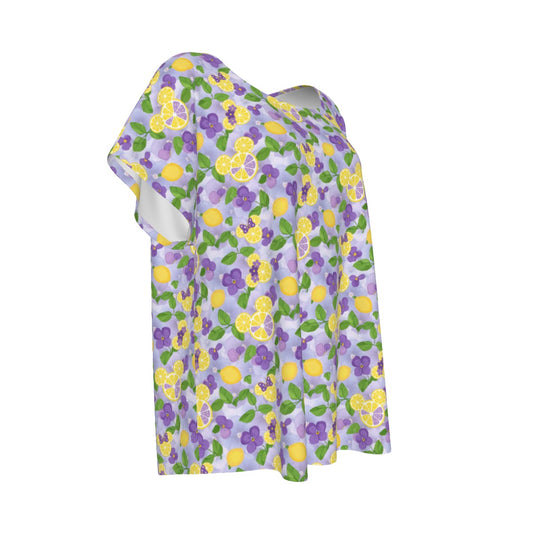 Vivacious Violet Lemonade - Women’s Relaxed Fit Scoop Tee